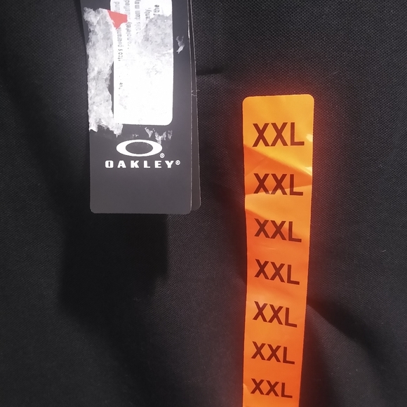 Oakley Hydrolix Poseidon Clubhouse Black Polo Shirt Men's Size 2XL - Picture 3 of 5